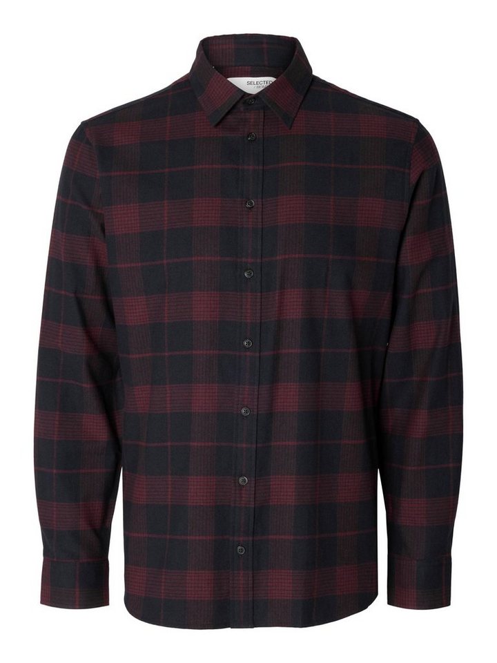 SELECTED HOMME Langarmhemd SLHSLIMOWEN-FLANNEL SHIRT LS NOOS von SELECTED HOMME