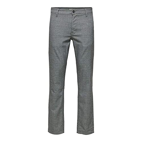 SELECTED HOMME Herren 16073026 Hose, Grey 2, W/L34(Herstellergröße:31) von SELECTED HOMME