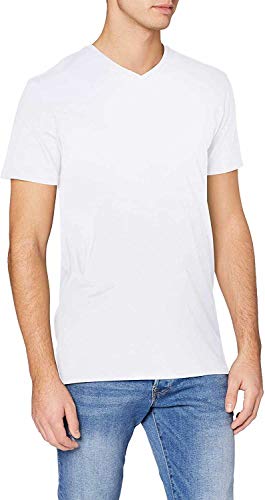 SELECTED HOMME Herren 16073458 T Shirt, Bright White, XL EU von SELECTED HOMME