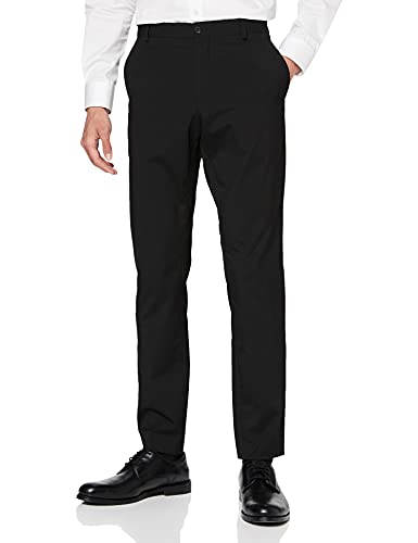 SELECTED HOMME Herren SHDNEWONE-MYLOLOGAN1 Trouser NOOS Anzughose, Schwarz (Black), 48 von SELECTED HOMME