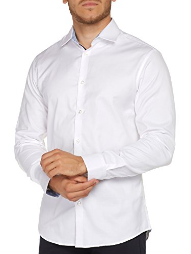 SELECTED HOMME Herren Shdonenew-mark Shirt Ls Noos Businesshemd, Bright White 1, XXL EU von SELECTED HOMME