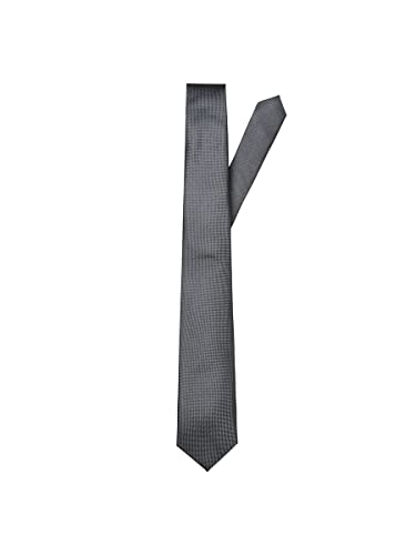 SELECTED HOMME Herren Slhnew Texture Tie 7cm Noos B Krawatte, Grau, Einheitsgr e EU von SELECTED HOMME