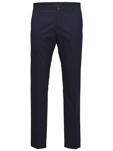 SELECTED HOMME Herren SHDNEWONE-MYLOLOGAN1 Trouser NOOS Anzughose, Blau (Navy Blazer), 46 (Herstellergröße: 94) von SELECTED HOMME