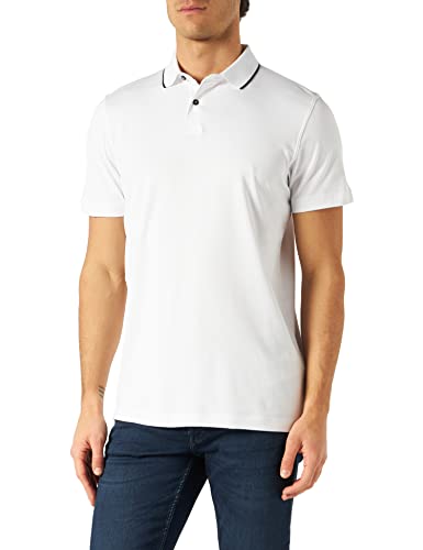 SELECTED HOMME Herren Slhleroy Coolmax B Noos Polohemd, Bright White, L EU von SELECTED HOMME