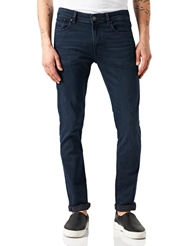 SELECTED HOMME Herren SLHSLIM-Leon 6155 BB SUPER ST JNS J NOOS Slim Jeans, Blau (Blue Black Denim Blue Black Denim), 36/34 von SELECTED HOMME