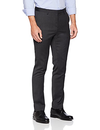 SELECTED HOMME Herren SLHSLIM-MYLOBILL TRS B NOOS Anzughose, Grau (Grey Grey), W34(Herstellergröße: 50) von SELECTED HOMME