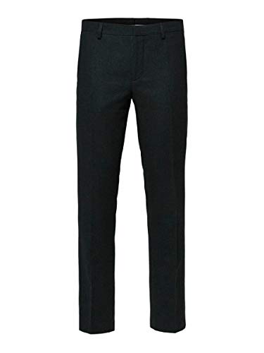 SELECTED HOMME Herren SLHSLIM-MYLOIVER TRS B NOOS Anzughose, Grün (Dark Green Dark Green), W(Herstellergröße: 56) von SELECTED HOMME