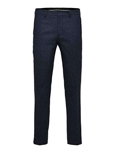 SELECTED HOMME Herren SLHSLIM-MYLOIVER TRS B NOOS Hose, Medium Blue Melange, 46 von SELECTED HOMME