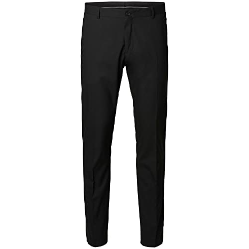 SELECTED HOMME Herren SLHSLIM-MYLOLOGAN Black Suit B Anzug, 102 (2er Pack) von SELECTED HOMME