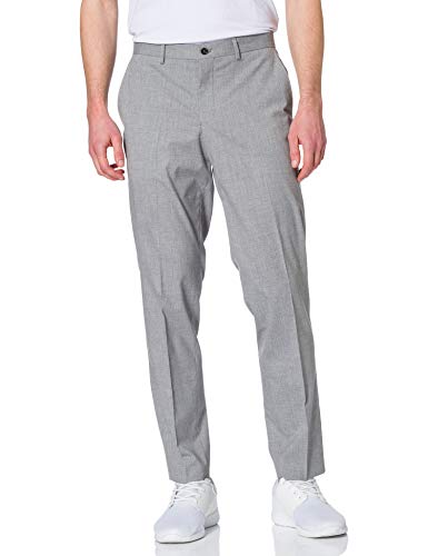 SELECTED HOMME Herren SLHSLIM-MYLOLOGAN LT GRY CROP TRS B NOOS Anzughose, Light Grey Melange, 90 von SELECTED HOMME