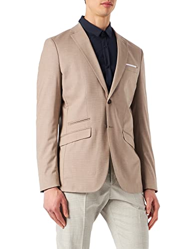 Selected Homme Herren SLHSLIM-NICKLOGAN Sand STRUC BLZ B NOOS Blazer, 52 von SELECTED HOMME