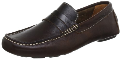 SELECTED HOMME Herren Sel Cano Leather Slipper, Braun (Brown), 46 von SELECTED HOMME