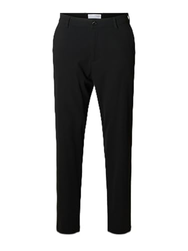 SELECTED HOMME Herren Slh172-Slim Tape Lorent Flex Pants Noos, Black, M SELECTED HOMME Herren Slh172-Slim Tape Lorent Flex Pants Noos, Black, M von SELECTED HOMME