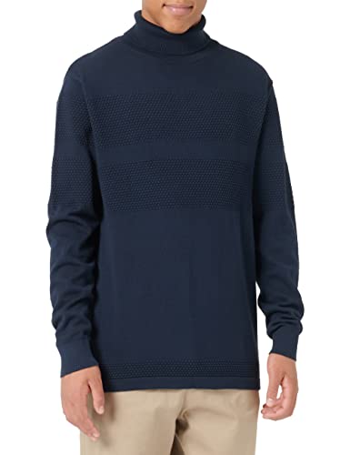 SELECTED HOMME Herren Slhmaine Knit Roll Neck W Noos Pullover, Dark Sapphire, L EU von SELECTED HOMME