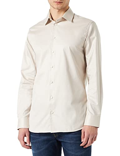 SELECTED HOMME Herren Slhslimethan Shirt Ls Classic B Noos, Cloud Dancer, S von SELECTED HOMME