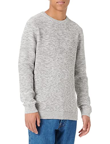 SELECTED HOMME Herren Slhvince Knit Bubble Crew Neck W Noos Pullover, Marshmallow, XXL EU von SELECTED HOMME