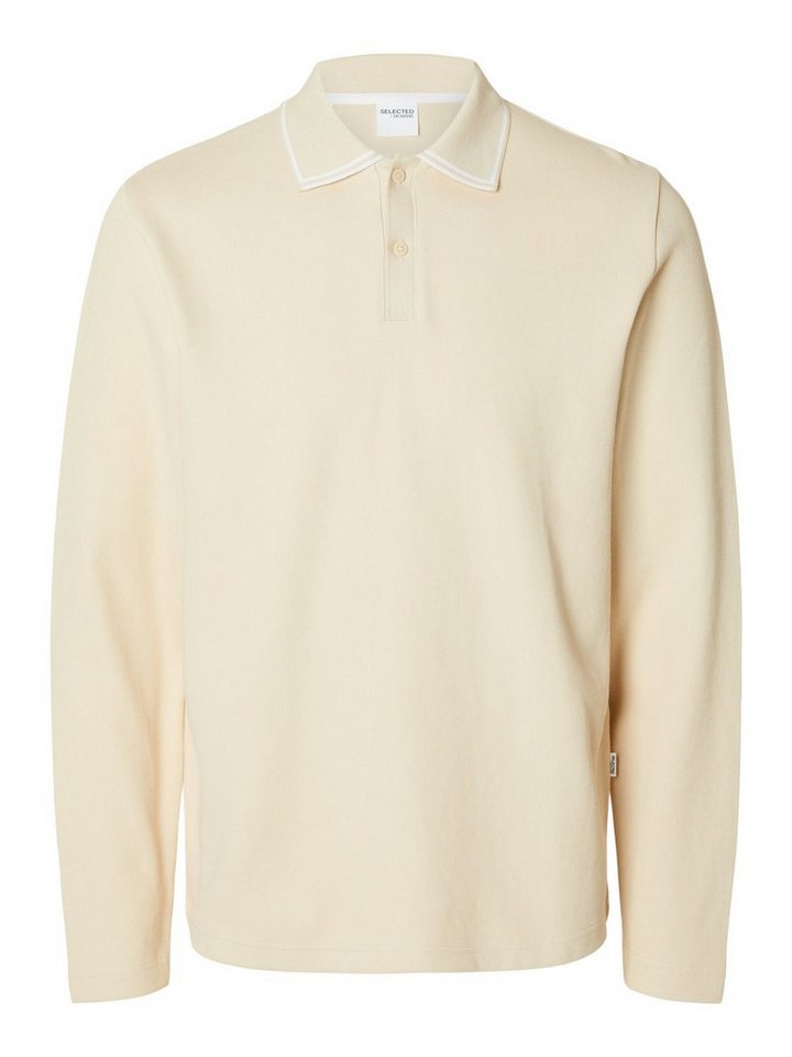 SELECTED HOMME Langarm-Poloshirt - Langarmshirt - Poloshirt - SLHCLEMENTS DETAIL LS POLO von SELECTED HOMME