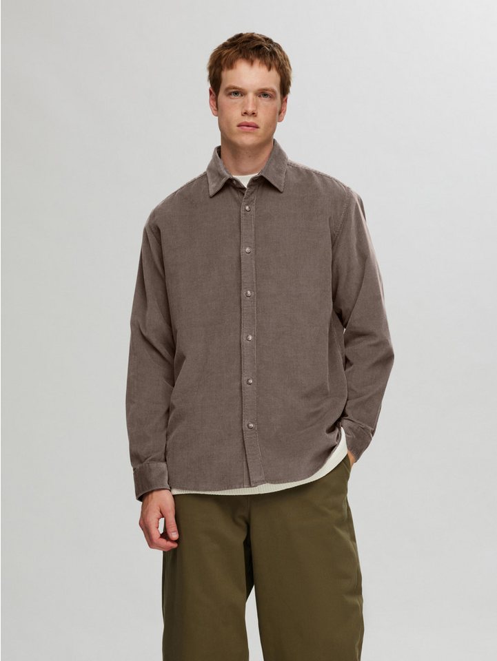 Selected Langarmhemd SLHREGOWEN-CORD SHIRT LS NOOS von Selected