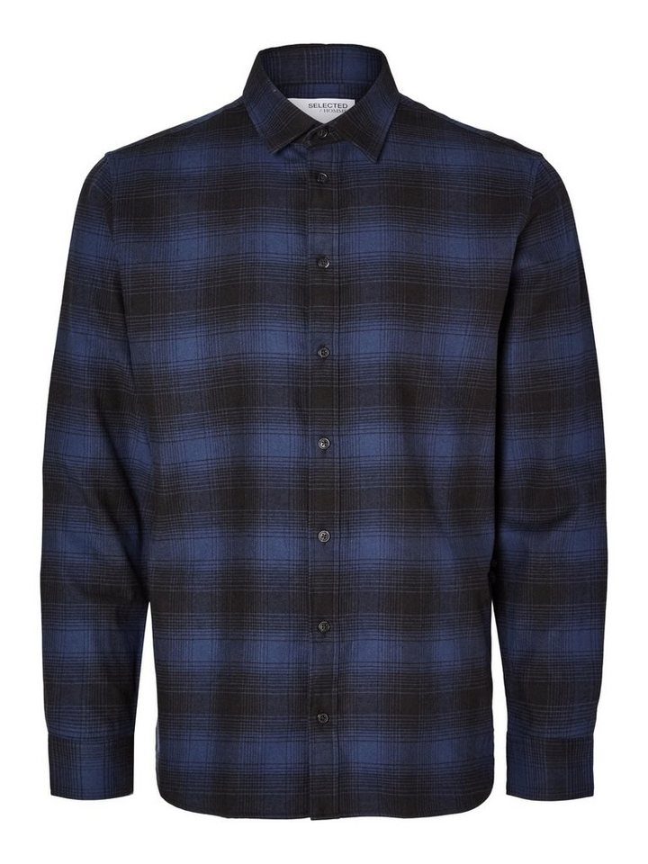 SELECTED HOMME Langarmhemd SLHSLIMOWEN-FLANNEL SHIRT LS NOOS von SELECTED HOMME