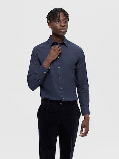 SELECTED HOMME Langarmhemd SLHSLIMSOHO-DETAIL SHIRT LS NOOS von SELECTED HOMME