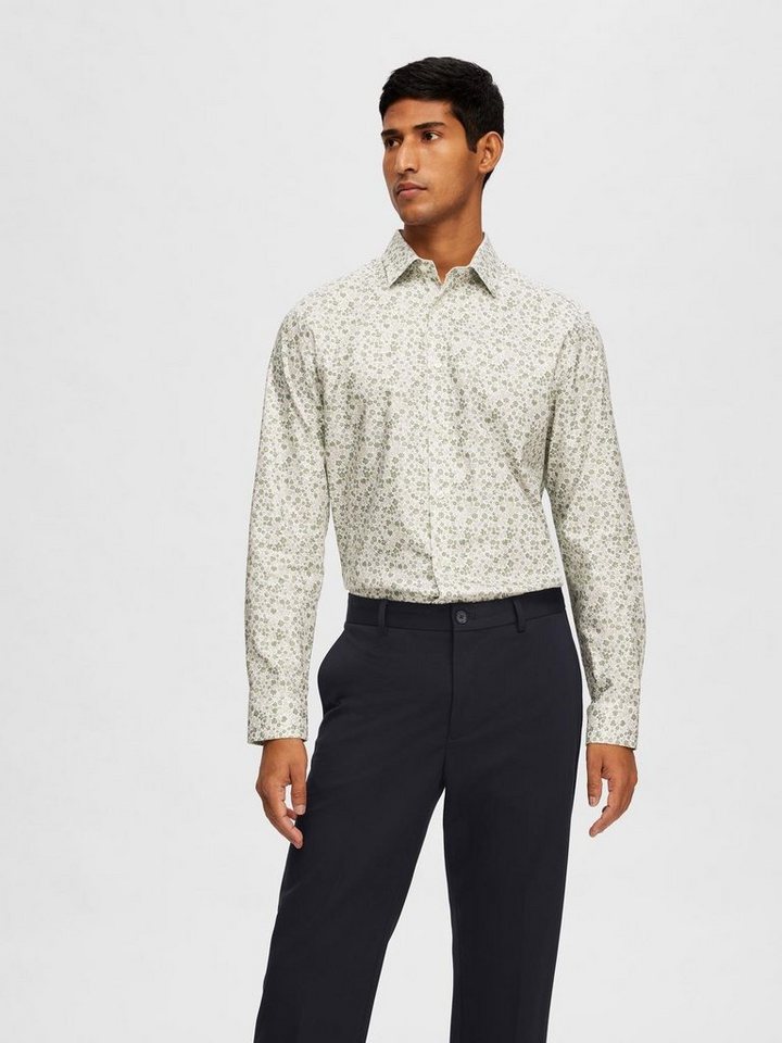 Selected Langarmhemd SLHSLIMSOHO-ETHAN AOP SHIRT LS NOOS von Selected