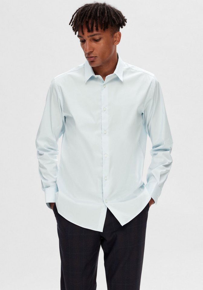 SELECTED HOMME Langarmhemd SLHSLIMTRAVEL SHIRT NOOS von SELECTED HOMME