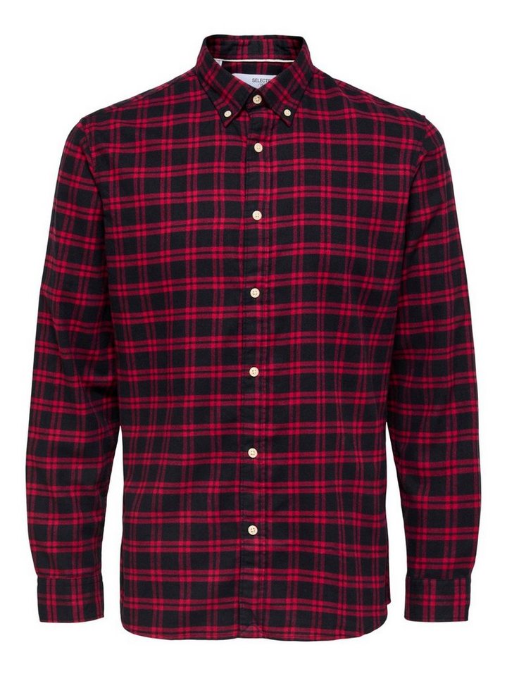 SELECTED HOMME Langarmhemd SLIM FLANNEL SHIRT (1-tlg) von SELECTED HOMME