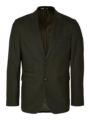 SELETED HOMME Herren SLHSLIM-Neil BLZ B NOOS Sakko, Dark Green, 56 von SELETED HOMME