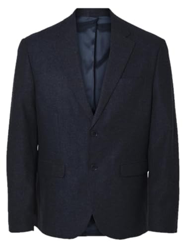 SELECTED HOMME Male Blazer Karierter Wollgemisch von SELECTED HOMME