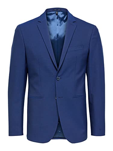SELECTED HOMME Damen Slhslim-josh Deep Blue Blz Adv B Noos Sakko, Blue Quartz, 48 EU von SELECTED HOMME
