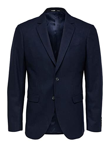 SELECTED HOMME Herren Slhslim-adrian Blz B Noos Sakko, Navy Blazer, 50 EU von SELECTED HOMME