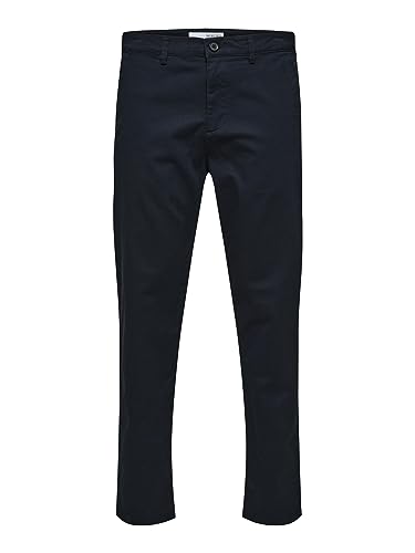 SELETED HOMME Men's SLHSLIMTAPE-New Miles 172 Flex Pants W N Chino, Dark Sapphire, 36/34 von SELETED HOMME