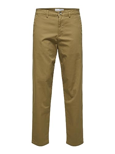 SELECTED HOMME Herren Slhslimtape-new Miles 172 Flex Pants W N, Ermine, 38W / 32L von SELETED HOMME