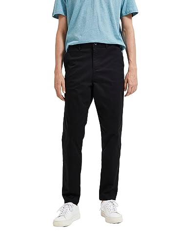 SELETED HOMME Herren Slhslimtape-new Miles 172 Flex Pants W Chino, Schwarz, 32W / 32L EU von SELETED HOMME