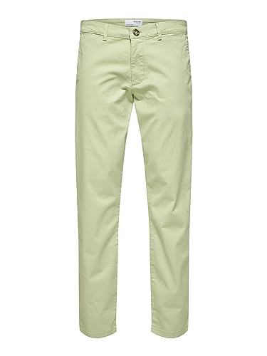 SELETED HOMME Men's SLHSLIM-New Miles 175 Flex Pants W N Chino, Lint, 33/34 von SELETED HOMME