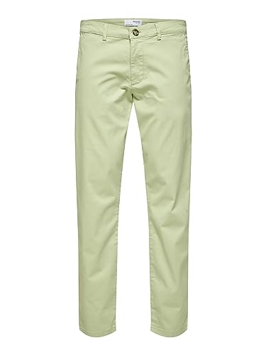 SELETED HOMME Men's SLHSLIM-New Miles 175 Flex Pants W N Chino, Lint, 33/34 von SELETED HOMME