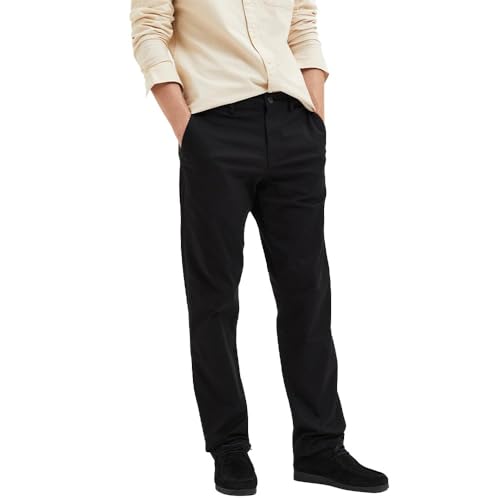 SELETED HOMME Herren Slhstraight-new Miles 196 Flex Pants W Chino, Schwarz, 32W / 34L EU von SELETED HOMME