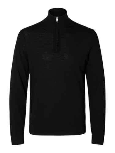 SELECTED HOMME Male Half-Zip Pullover 100% Merinowoll von SELECTED HOMME