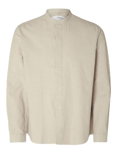 Selected Homme Male Hemd Langarm Leinenmix von Selected Homme