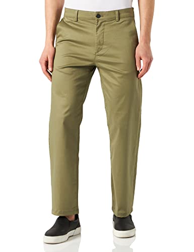 SELECTED HOMME WHITE Herren SLHLOOSE-Salford 220 Flex Pants W COLL Hose, Deep Lichen Green, 31/32 von SELECTED HOMME