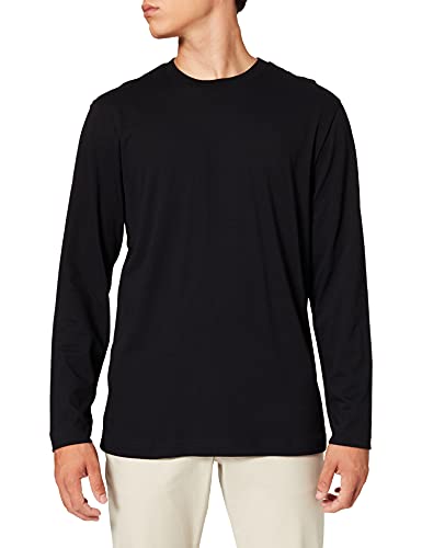 SELECTED HOMME Herren Slhrelaxcolman200 O-hals te W Noos Longsleeve T Shirt, Schwarz, M EU von SELECTED HOMME