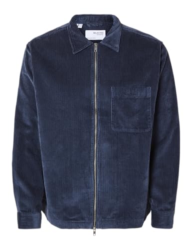 Selected Homme Slh-Jake Cord Overshirt Ls Zip Noos von SELECTED HOMME