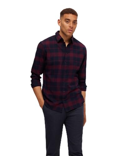 SLHSLIMOWEN-Flannel Shirt LS NOOS von SELETED HOMME