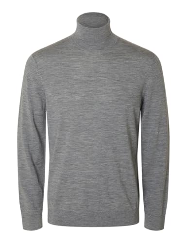 SELECTED HOMME Male Rollkragenpullover 100% Merinowoll von SELECTED HOMME