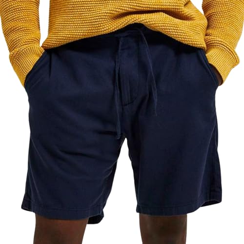 SELECTED HOMME Herren Slhregular-brody Linen Shorts Noos, Dark Sapphire, XL von SELECTED HOMME