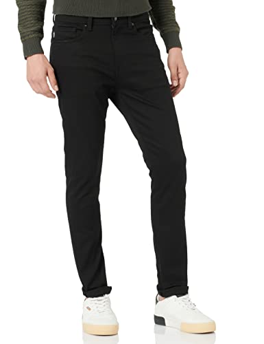 SELECTED HOMME Men's SLHSLIM-Leon 24001 ST Jeans W NOOS Jeanshose, Black Denim, 31/34 von SELECTED HOMME