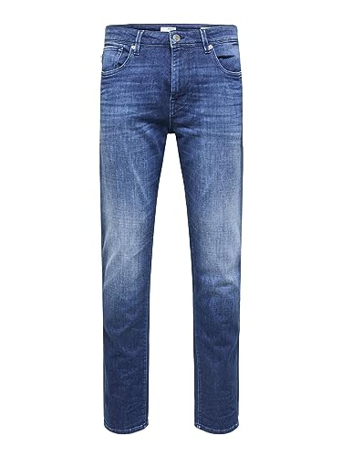 SELECTED FEMME Herren Slhslim-leon 22602 M.blue Sup Jns W Noos, Blau, 31-32 von SelectedHomme