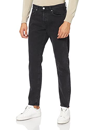 SELECTED HOMME BLUE Herren SLHSLIMTAPE-Toby 3072 U NOOS Jeans, Black Denim, 36/34 von SELECTED HOMME