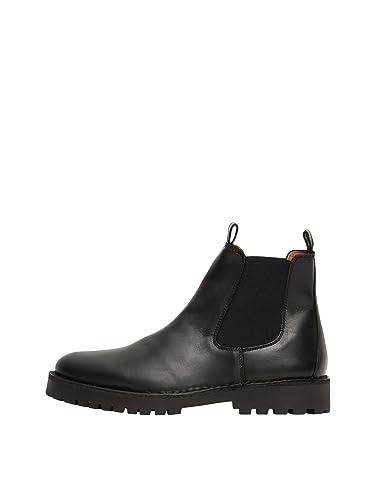 SELECTED HOMME Male Stiefel Leder Chelsea von SELECTED HOMME