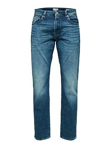 SELECTED HOMME Male Straight Fit Jeans Mittelblaue von SELECTED HOMME